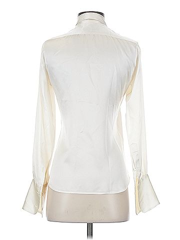 Nili Lotan Nili Lotan Long Sleeve Silk Top (view 2)