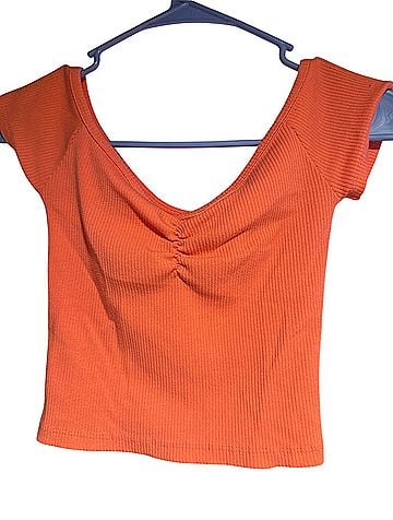 American Eagle Outfitters Short Sleeve Blouse (view 1)