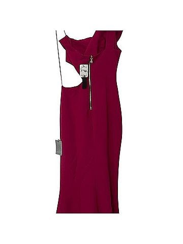 Maria Bianca Nero Cutout Ruffle Mermaid Dress Cocktail Dress (view 2)