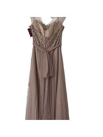 Watters & Watters Latte Maxi 09623 Cocktail Dress (view 2)