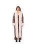 Akira 90% Polyester 10% Acrylic 100% Polyester 100% Polyester 100% Polyester Aztec Or Tribal Print Red Ivory Trenchcoat Size M - photo 4