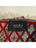 Akira 90% Polyester 10% Acrylic 100% Polyester 100% Polyester 100% Polyester Aztec Or Tribal Print Red Ivory Trenchcoat Size M - photo 3