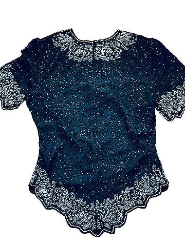 Laurence Kazar New York Short Sleeve Blouse (view 2)