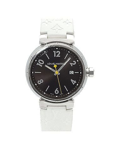 Louis Vuitton Louis Vuitton Tambour Q1111 Men's Watch, Date, Brown Quartz Watch (view 1)
