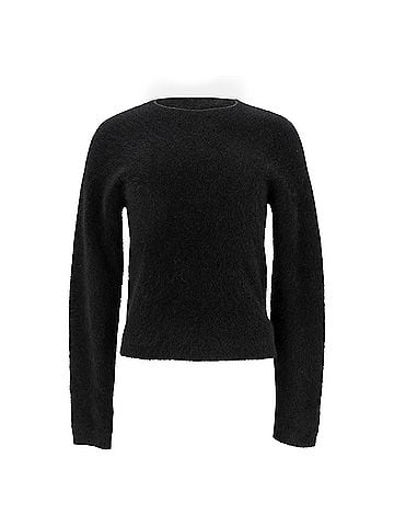 OFF-WHITE Off-White Embroidered Sweater in Black Wool (view 1)