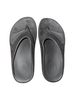 Oofos Black Flip Flops Size 10 - photo 1