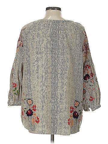Velvet by Graham & Spencer Velvet By Graham &amp; Spencer 3/4 Sleeve Blouse (view 2)