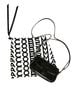 Marc Jacobs 100% Patent Leather Solid Black Silver Shoulder Bag One size - photo 2