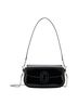Marc Jacobs 100% Patent Leather Solid Black Silver Shoulder Bag One size - photo 1