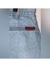 Gitano 100% Cotton Solid Blue Denim Skirt Size 26 waist - photo 6