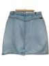 Gitano 100% Cotton Solid Blue Denim Skirt Size 26 waist - photo 2