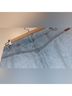 Gitano 100% Cotton Solid Blue Denim Skirt Size 26 waist - photo 9