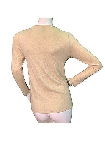Alya Lightweight Knitted Blouse Long Sleeve T-Shirt (view 2)