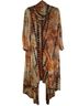 Coin 1804 Print Multi Color Coat Size 2X - photo 2