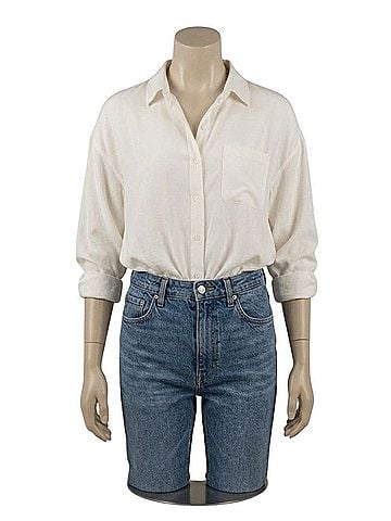 Title Unknown Velvet heart Button-Down Shirt (view 1)