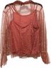 Sheen Pink Long Sleeve Blouse Size 1X - photo 2