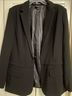 Grace Elements 86% Polyester 2% Spandex 100% Polyester Solid Black Blazer Size 14 - photo 5