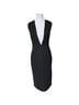 AQ/AQ 100% Polyester Solid Black Cocktail Dress Size 6 - photo 1