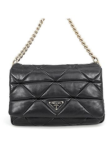 Prada Prada Handbag System Patchwork Leather 1BD291 PRADA Black (view 1)