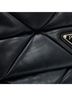 Prada 100% Leather Black Prada Handbag System Patchwork Leather 1BD291 PRADA Black One size - photo 6