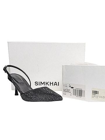 Jonathan Simkhai Dylan Crystal Slingback Pump Heels (view 1)