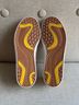 Adidas 100% Suede White Yellow Sneakers Size 6 1/2 - photo 6