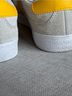 Adidas 100% Suede White Yellow Sneakers Size 6 1/2 - photo 13
