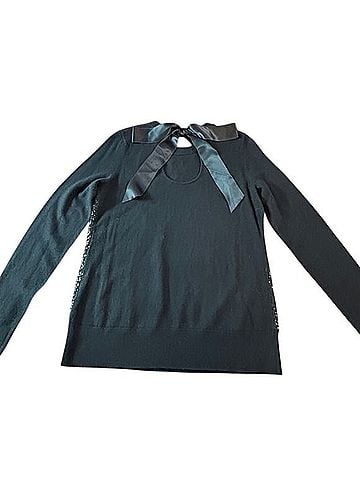 Kate Spade New York Sequin Front Bow Back Sweater Cashmere Pullover Sweater (view 2)