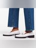 Ganni 100% Leather White Flats Size EU 40 - photo 3