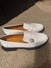 Ganni 100% Leather White Flats Size EU 40 - photo 4