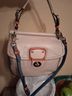 Coach 100% Leather Multi Color Tan Blue Orange Leather Crossbody Bag One size - photo 4