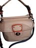 Coach 100% Leather Multi Color Tan Blue Orange Leather Crossbody Bag One size - photo 2