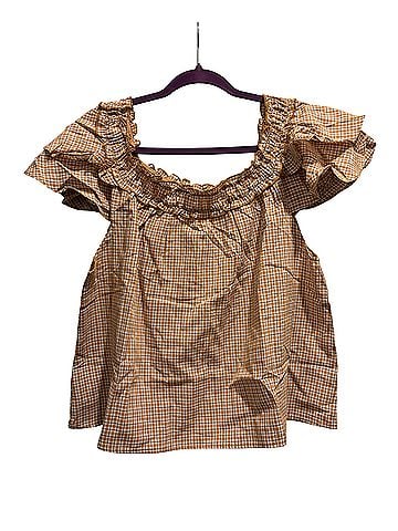Easel Short Sleeve Blouse (view 1)