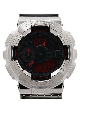 Casio CASIO G-SHOCK FINE METALLIC SERIES ANALOG-DIGITAL 110 GM-110YRA-8AJF Watch, Red, Black, Silver, Resin/Stainless Steel, Men's (view 1)
