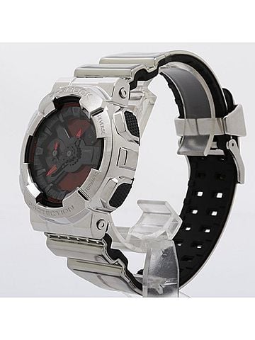 Casio CASIO G-SHOCK FINE METALLIC SERIES ANALOG-DIGITAL 110 GM-110YRA-8AJF Watch, Red, Black, Silver, Resin/Stainless Steel, Men's (view 2)
