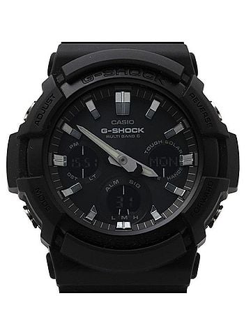 Casio CASIO G-SHOCK ANALOG-DIGITAL GAW-100 SERIES GAW-100B-1AJF Black Resin/Aluminum Men's Watch (view 1)