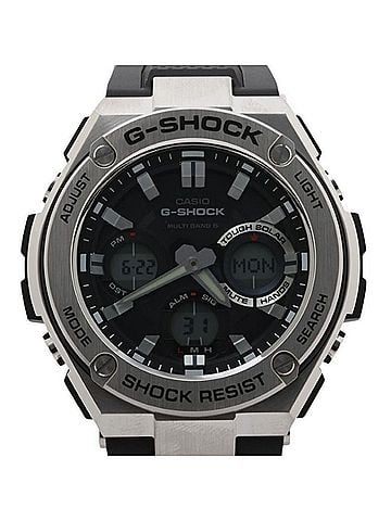 Casio CASIO G-SHOCK G-STEEL GST-W100 Series GST-W110-1AJF Black Resin/Stainless Steel Men's Watch (view 1)