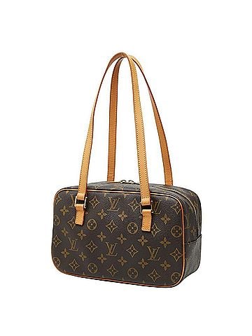 Louis Vuitton Louis Vuitton Monogram Cite MM Shoulder Bag M51182 Brown Leather Women's LOUIS VUITTON (view 2)