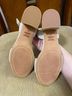 TOMS 100% Suede White Heels Size 7 - photo 5