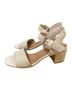 TOMS 100% Suede White Heels Size 7 - photo 2
