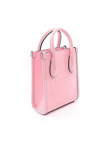 Gucci Gucci x Bananya Mini Tote Bag, 2-Way Handbag, Leather, Women's, Pink/Multicolor, 671623 (view 2)