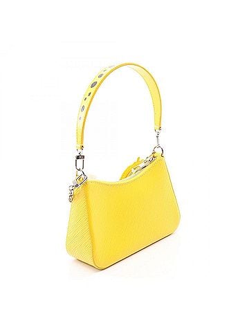 Louis Vuitton Louis Vuitton x Yayoi Kusama Marellini Epi Jaune 2-Way Handbag, Leather, Women's, Yellow/Black, M21702 (view 2)