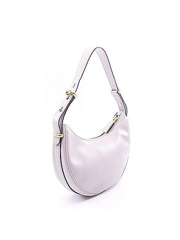 Prada Prada SOFT CALF ARCHE 2-Way Handbag, Leather, Women's, Purple, 1BC194 (view 2)