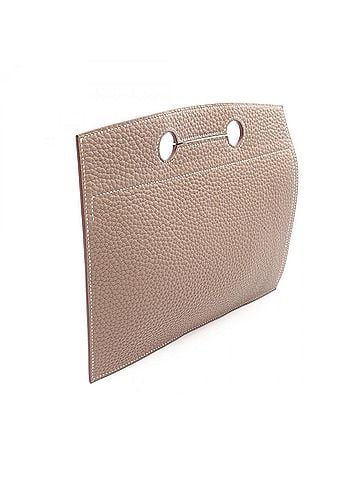 Hermès Hermes Birkin 25 Handbag Pocket Pouch Leather Togo Women's Gray (view 2)