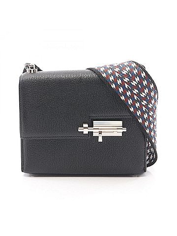 Hermès Hermes Veroux Mini Shoulder Bag/Handbag, Chevre Shamkira Leather, Women's, Black (view 1)