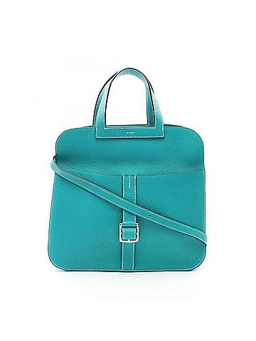Hermès Hermes HERMES Arzan 31 2-way handbag, leather, Taurillon Clemence women's, green. (view 1)
