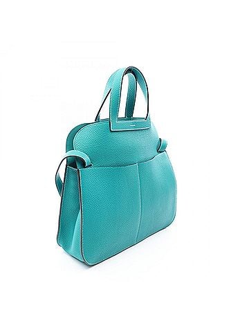 Hermès Hermes HERMES Arzan 31 2-way handbag, leather, Taurillon Clemence women's, green. (view 2)