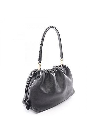 Loewe Loewe Flamenco Purse 2-Way Handbag, Leather, Women's, Black (A411FCRX75) (view 2)