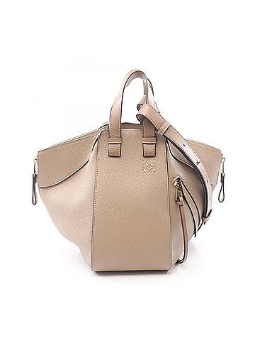 Loewe Loewe Hammock Bag Small 2-Way Handbag Leather Women's Beige A538S35X51 (view 1)