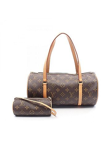 Louis Vuitton Louis Vuitton Papillon 30 Handbag, Coated Canvas and Leather, Monogram Pattern, Women's, Brown, M51385 (view 1)